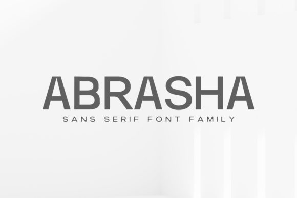 Abrasha Family: A Font for Polished Branding
