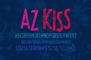 AZ Kiss Font: A Playful Sans Serif for Modern Web Design