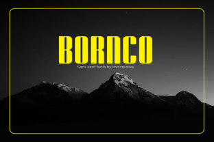 Bornco Font: Bold & Beautiful