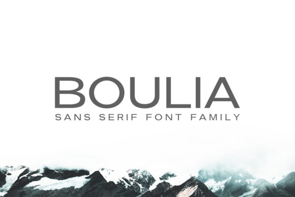 Boulia Family: A Modern Sans Serif