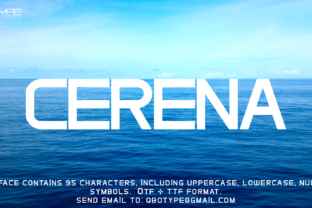 Cerena: A Bold Sans Serif for Editorial Design