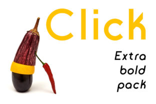 Click ExtraBold Pack: A Font for Polished Branding