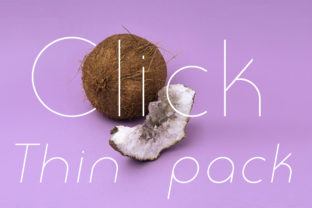 Click Thin Pack: A Font That Elevates Your Brand