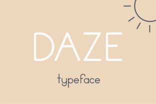Daze: A Calm Typeface for Thoughtful Design