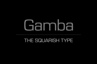 Gamba Typeface: A Modern Sans Serif for Bold Brand Campaigns
