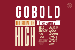 Gobold Font: A Modern Typeface for Creative Makers