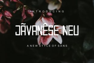 Javanese Neu: A Modern Sans Serif