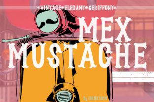 Mexmustache Font for Business Branding
