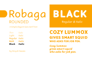 Robaga Rounded Black Font Review