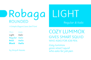 Robaga Rounded Light: A Font for Modern Campaigns