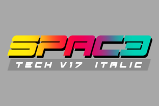Spac3 Tech Font for Web Design
