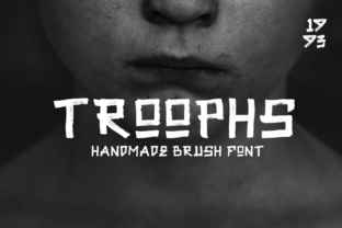 Troophs: A Handwritten Script for Bold Branding