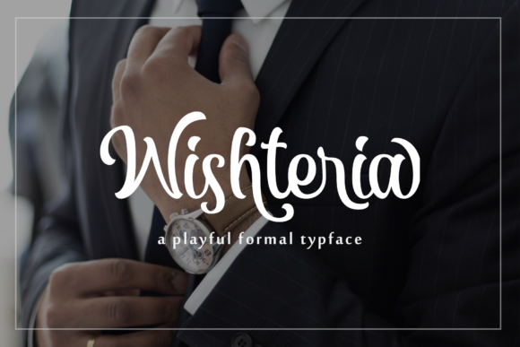 Wishteria: A Playful Font for Business Branding
