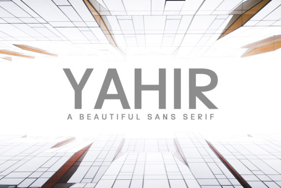 Yahir Family: A Modern Sans Serif for Web Design